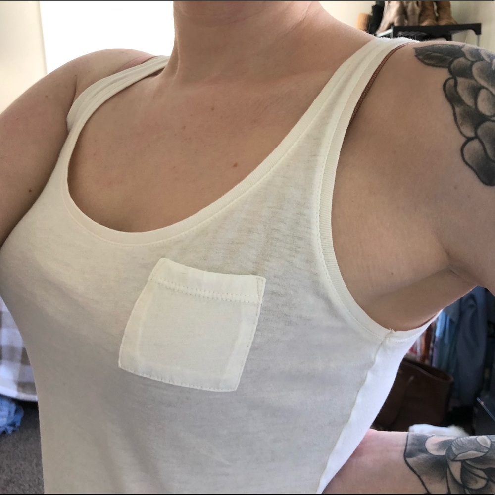 White tank top